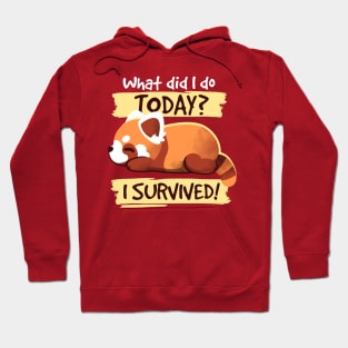 Survivor red panda Hoodie